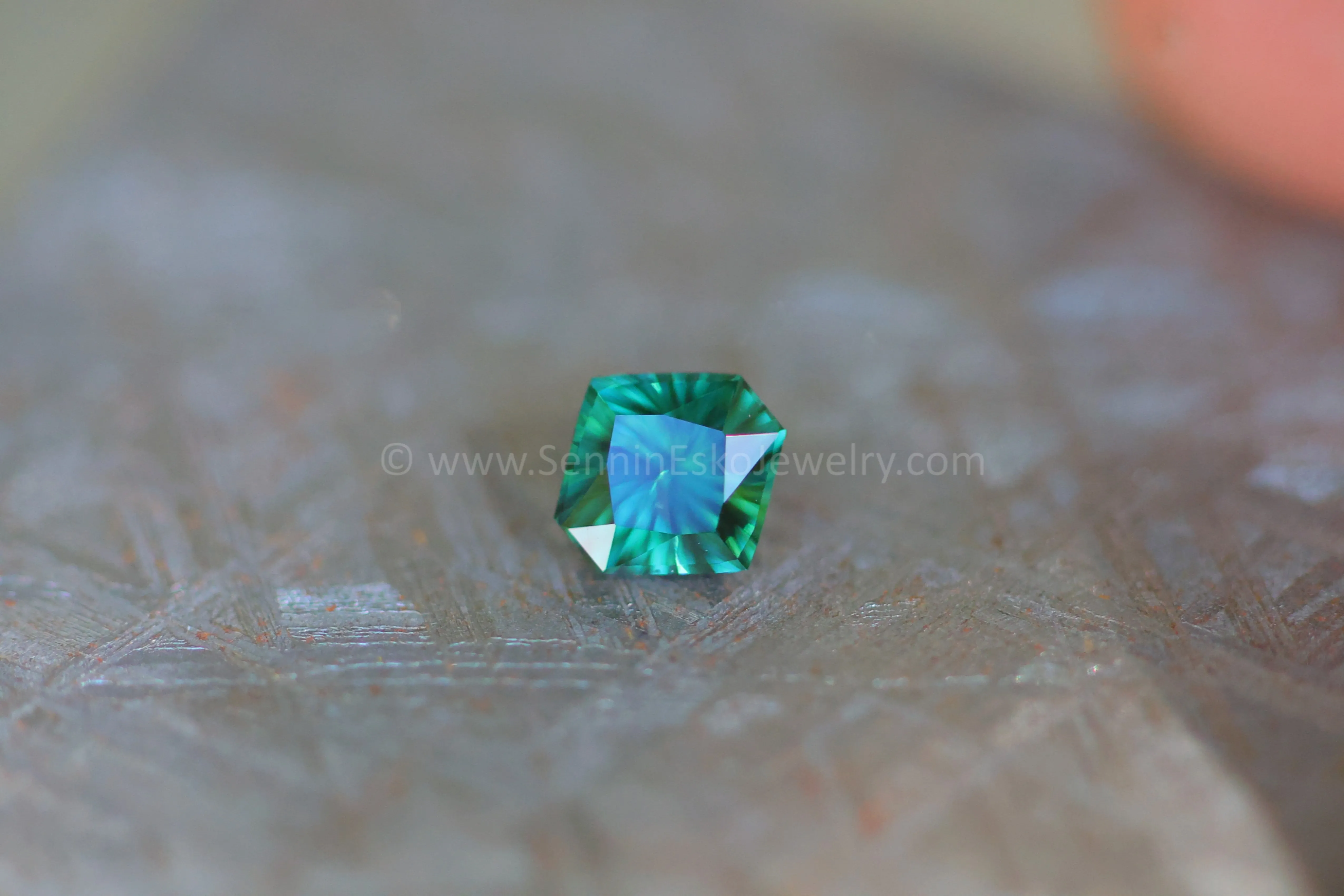 1.1ct Forest Green Tourmaline Hexagon - 6.8x7.1mm