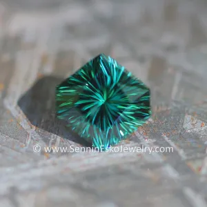 1.1ct Forest Green Tourmaline Hexagon - 6.8x7.1mm