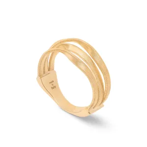 18K Gold Marrakech 3-Band Coil Ring