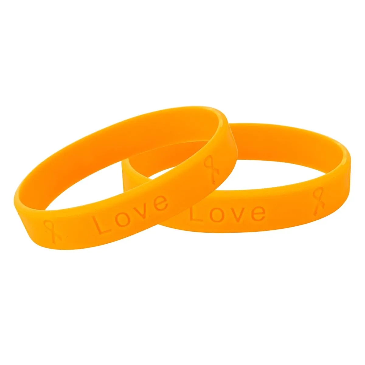 Adult Leukemia Awareness Silicone Bracelet Wristbands