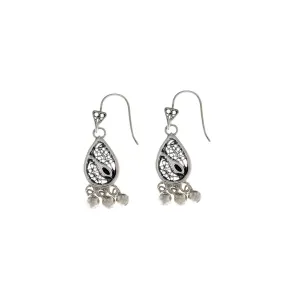 Belle Nouveau Small Teardrop Sterling Silver Earring