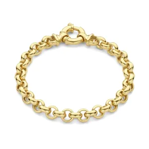 Bibbiena Poppi Lucy 925 sterling silver gold plated link bracelet