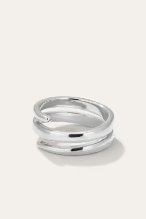 Coil Silver Ring