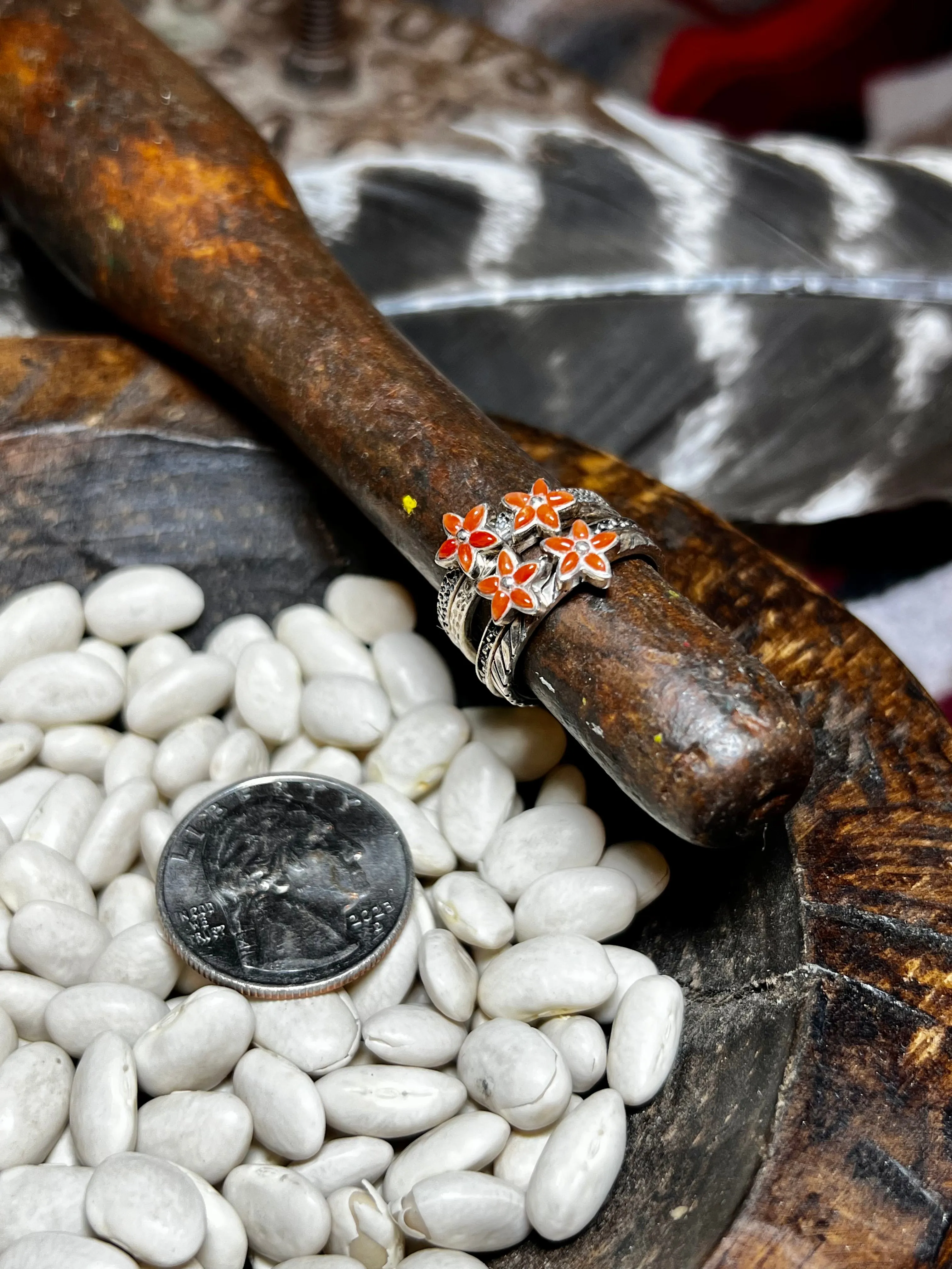 Flower Stacker Rings