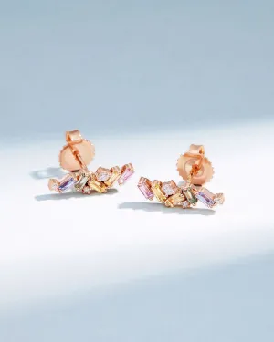 Frenzy Pastel Sapphire Studs