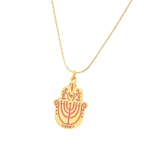 Gold Plated Jewish Symbol Necklaces