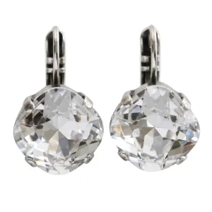 Mariana "On A Clear Day" Silver Plated Lovable Cushion Cut Crystal Earrings, 1326/3 001