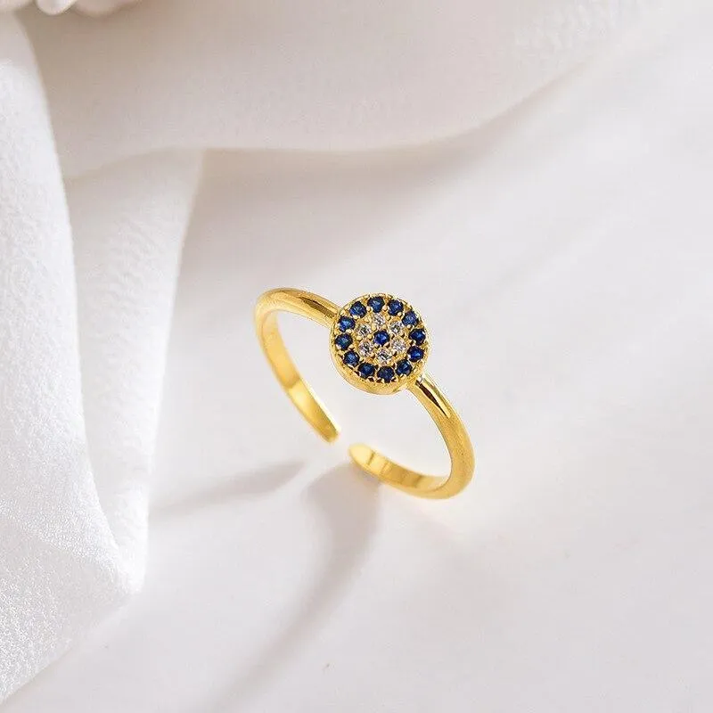 Mere Evil Eye Minimal Ring