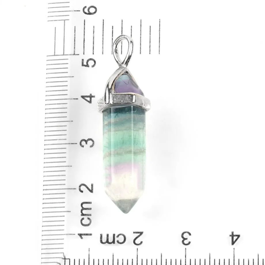 Natural Gem Stone Fluorite Necklaces