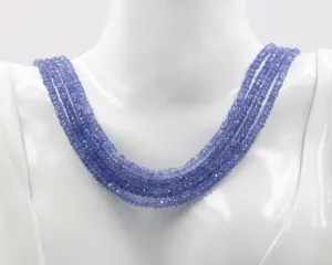 Natural Tanzanite Beads Blue Tanzanite Beads Unfinished Tanzanite Strand DIY Necklace Tanzanite Necklace Tanzanite Blue Beads SKU 6142779