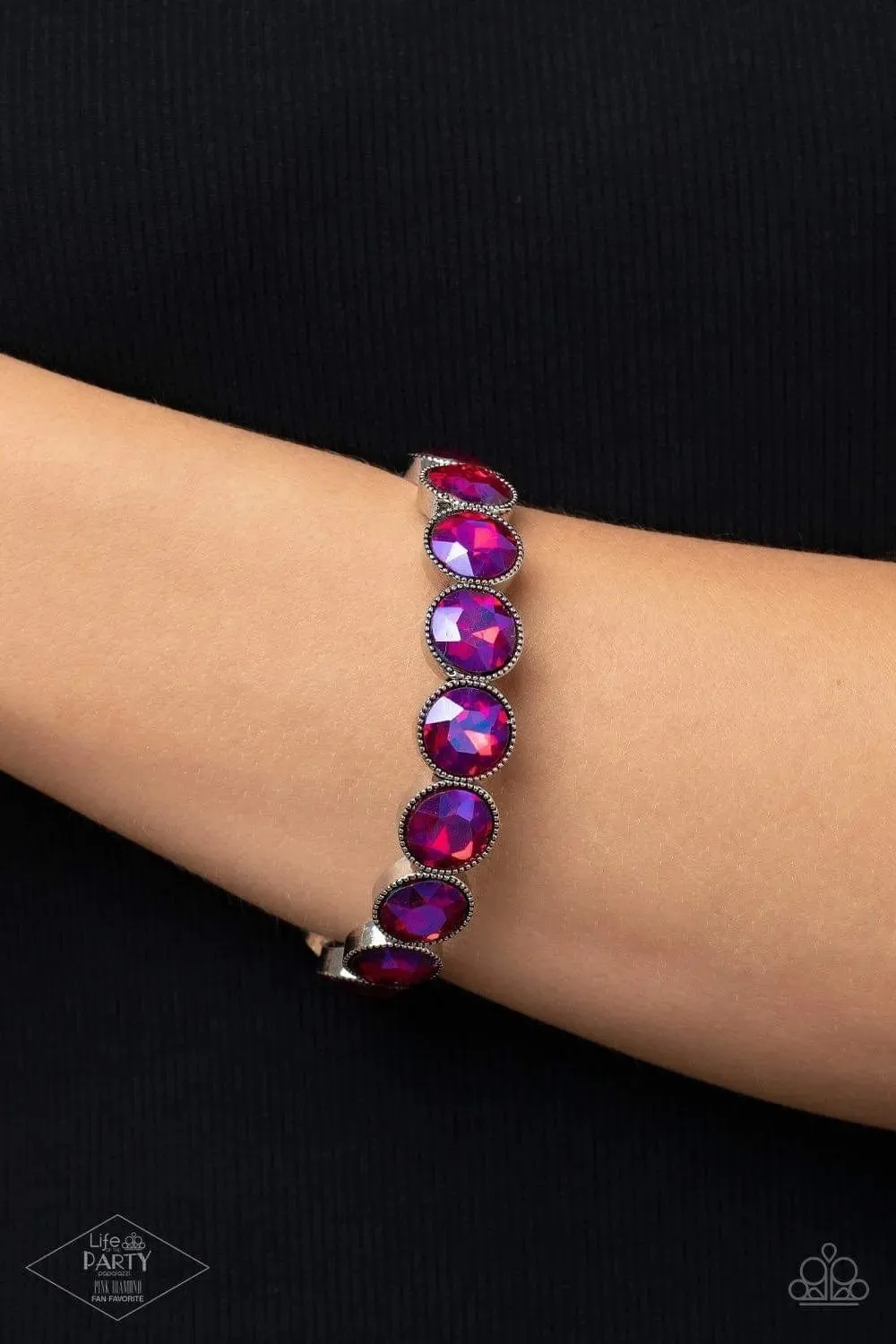 Number One Knockout- Multi Pink Bracelet