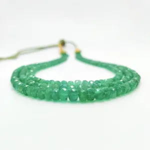 Precious Emerald gemstone Necklace | Party wear Gift | Wedding gift