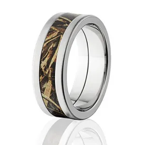 RealTree Max 5 Camo Rings Rings with a Crossbrush Finish & Comfort Fit