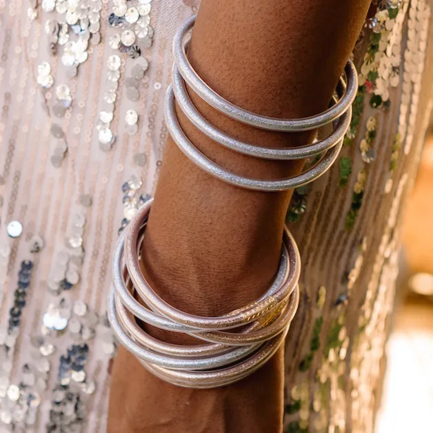 Serenity Shimmer Tube Bangles