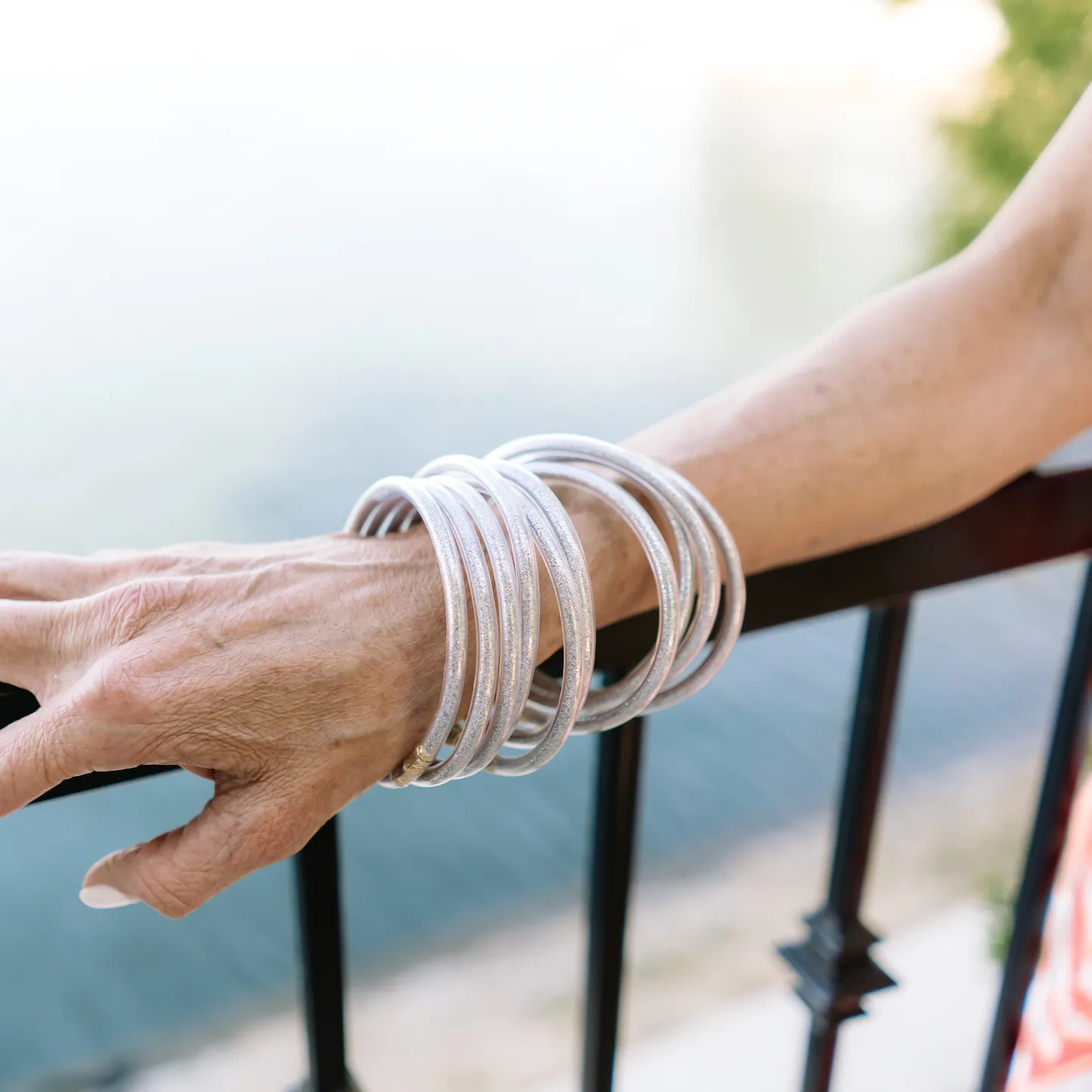 Serenity Shimmer Tube Bangles