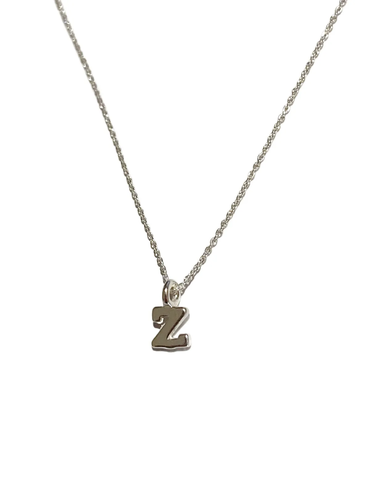 Sterling Silver Initial Necklace