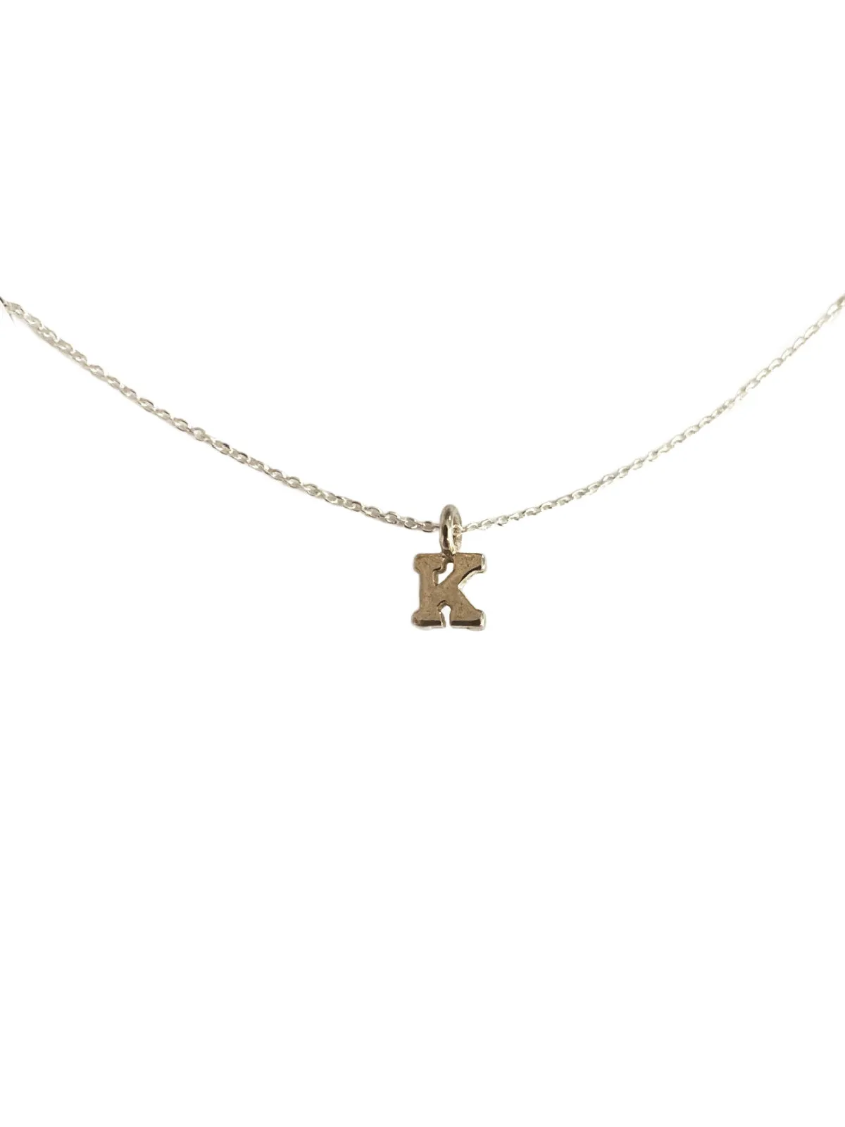 Sterling Silver Initial Necklace