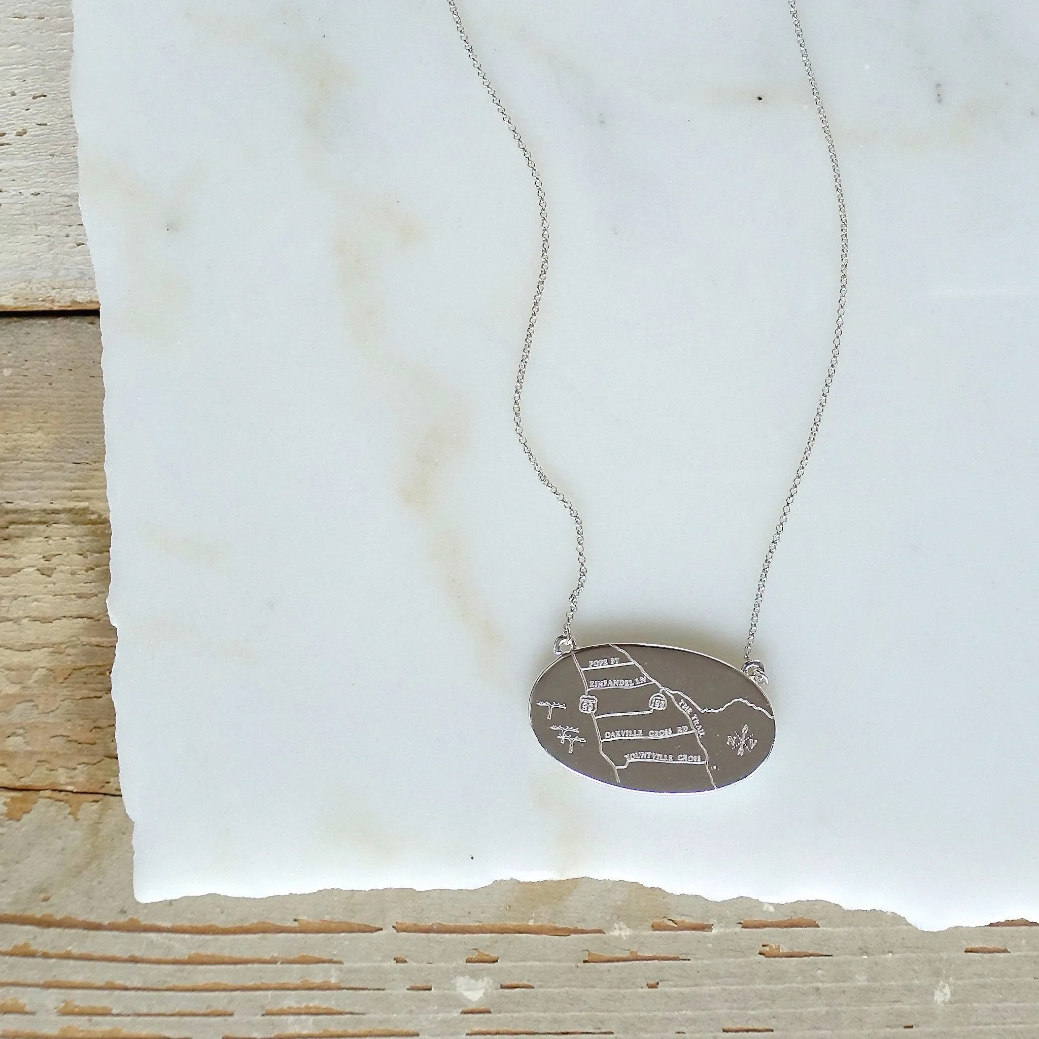 Terroir Map Necklaces