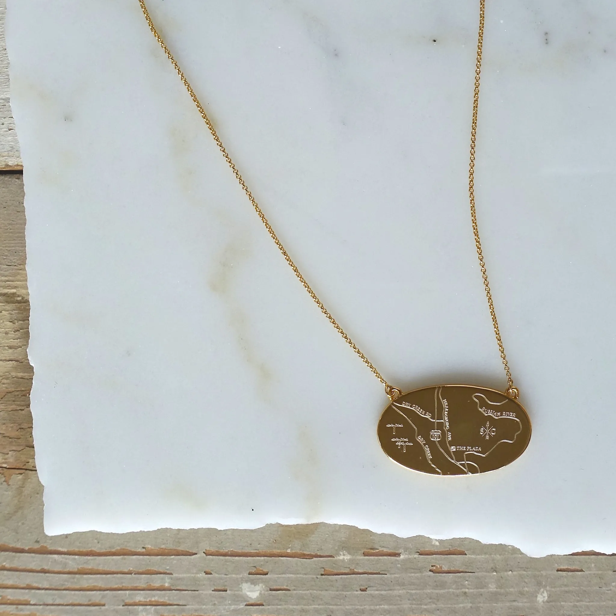 Terroir Map Necklaces